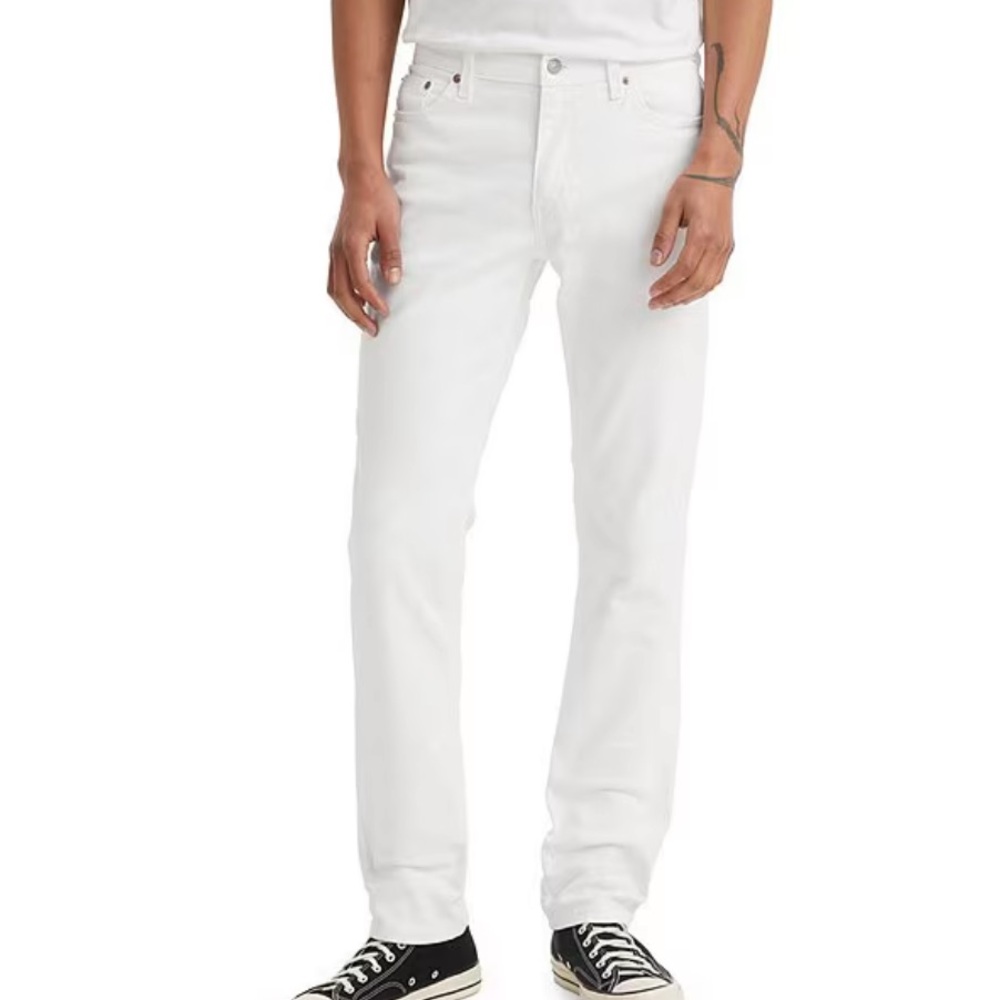 Levi's 511 Men's 34 Waist Slim White Jeans - Picture 4 of 15